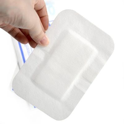 Adhesive Aseptic Wound Dressing Sterile Spunlace Non Woven For Wound Care