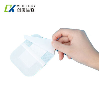 Spun Laced PU Film Dressing Disposable Polyurethane Film Dressing Indwelling